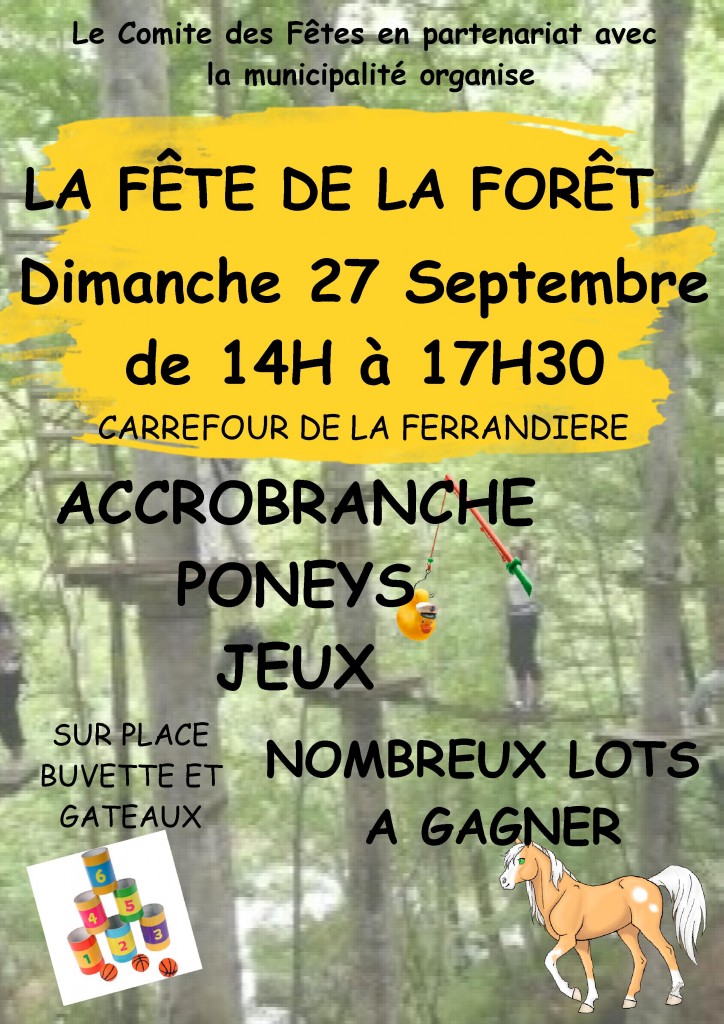 AFFICHE FETE FORET 2015