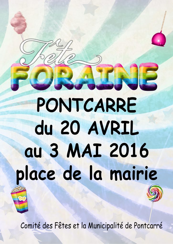 fete foraine mai 2016