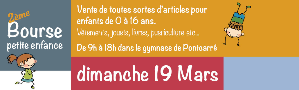 2ème BOURSE PETITE ENFANCE de 0 à 16 ans au Gymnase Roger Crozet