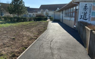 Travaux réalisés vers le groupe scolaire