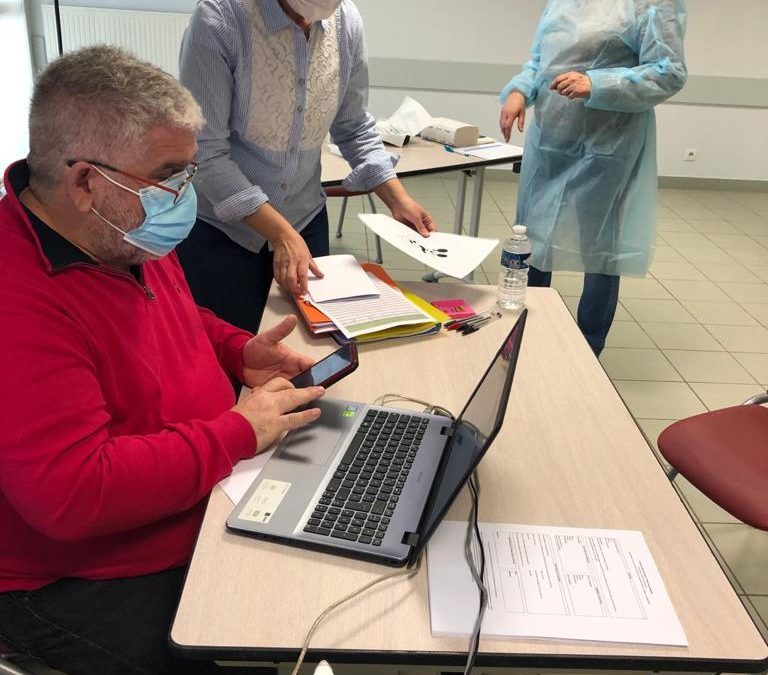 Mise en place d’un centre de vaccination temporaire