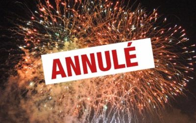 Le feu d’artifice à Pontcarré est annulé