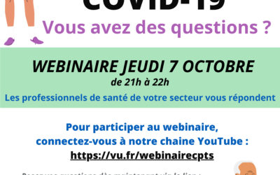 Webinaire Vaccination Covid avec le CPTS Liens Santé 77