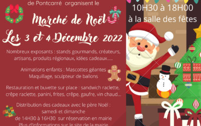 Marché de Noël des 3 et 4 décembre 2022