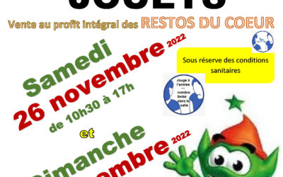 Bourse aux Jouets : 26 et 27 novembre 2022