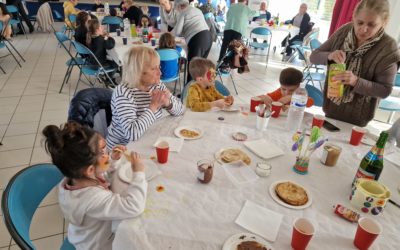 Rencontre intergénérationnelle autour de crêpes