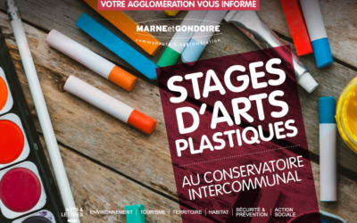 Stages d’arts plastiques au conservatoire intercommunal
