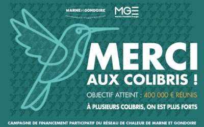 Merci aux colibris ! – Succès du financement participatif du réseau de chaleur