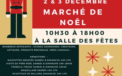 Marché de Noël 2023 avec feu d’artifice