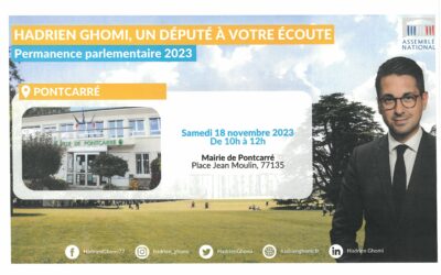 Venez rencontrer le député Hadrien Ghomi