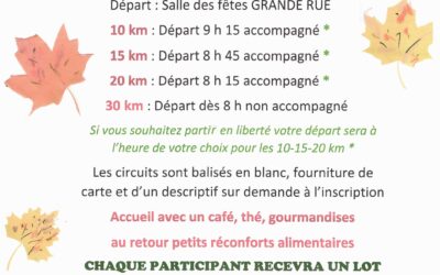 Marche Automnale 2025 avec Amitié Nature