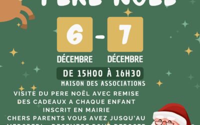 Marché de Noël 2025 avec visite du Père Noël