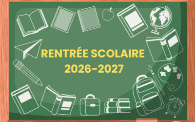 Inscriptions rentrée scolaire 2026